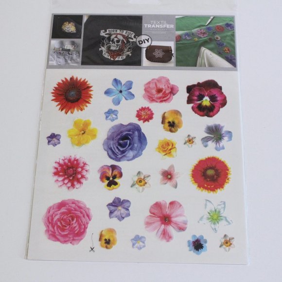 Iron On Fabric Heat Transfer Decals DIY Craft LOT - Picture 5 of 8